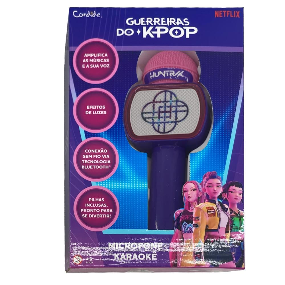 Foto 2 de Microfone Musical com Bluetooth Guerreiras do K-Pop