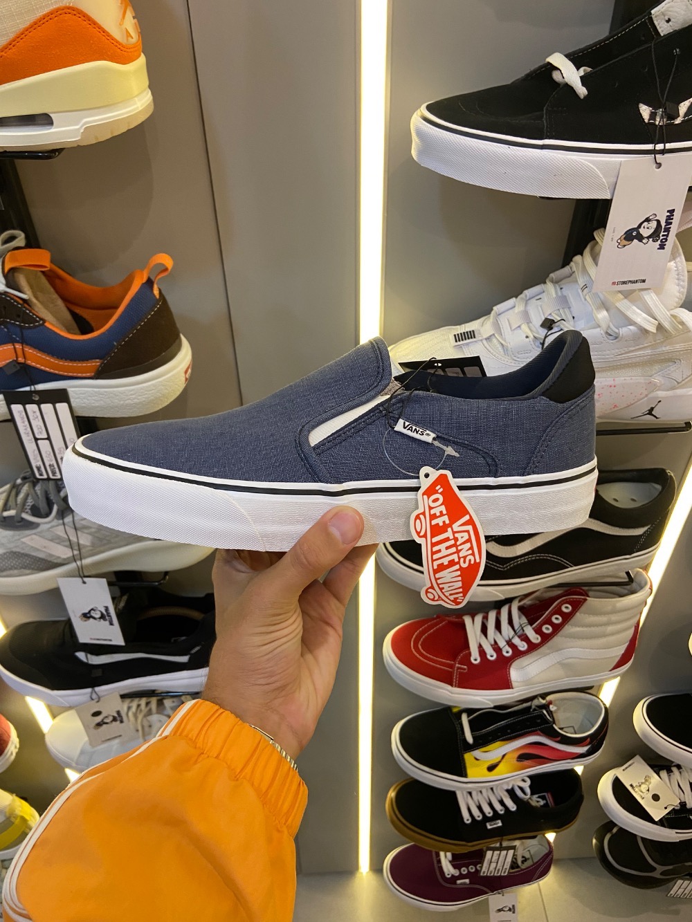 Vans Slip On Vans Asher Deluxe Navy — 39 / 40 / 41 / 42, Novo