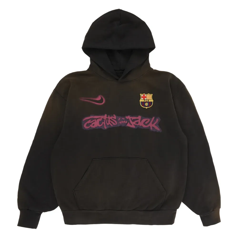 Travis Scott x Nike Moletom FC Barcelona Spray Logo — G, Usado