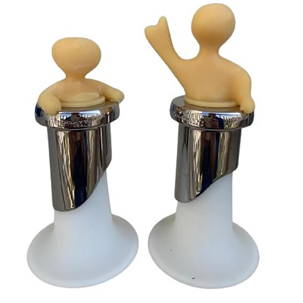 Foto 4 de Jogo de 2 Tampas Rolha Decorativa Vinho Champagne Bugatti