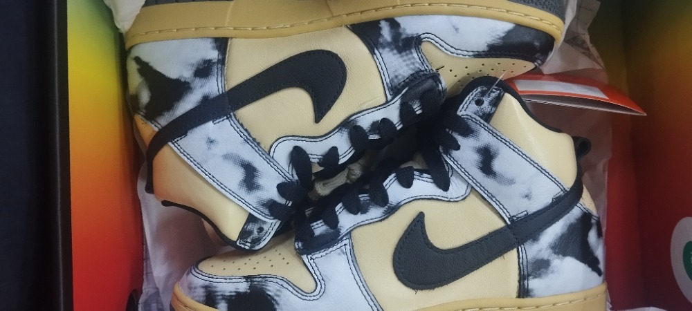 Nike Dunk High 1985 Blue Acid Wash — 36, Novo
