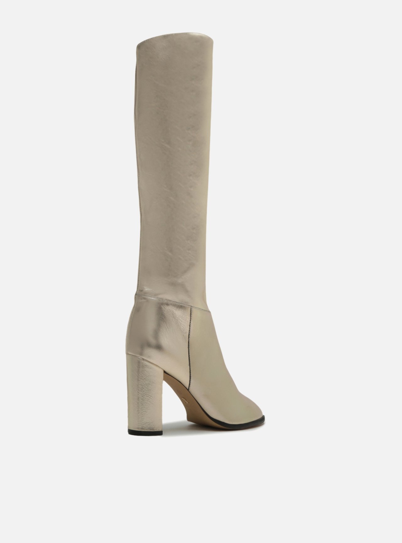 Foto 3 de Bota Dourada Cano Longo Hailey