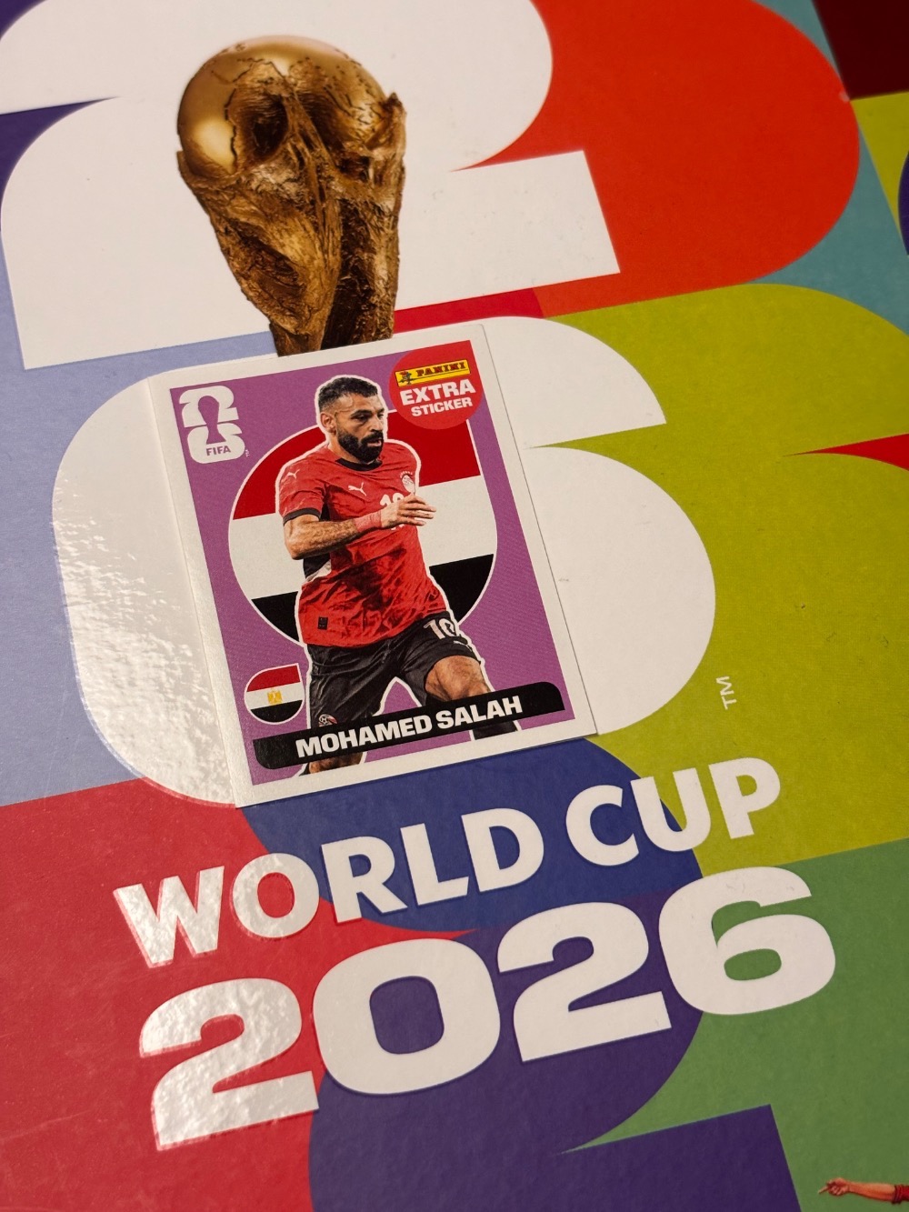 Figurinha Panini Mohamed Salah Legend Roxo FIFA World Cup 2026 — Único, Novo