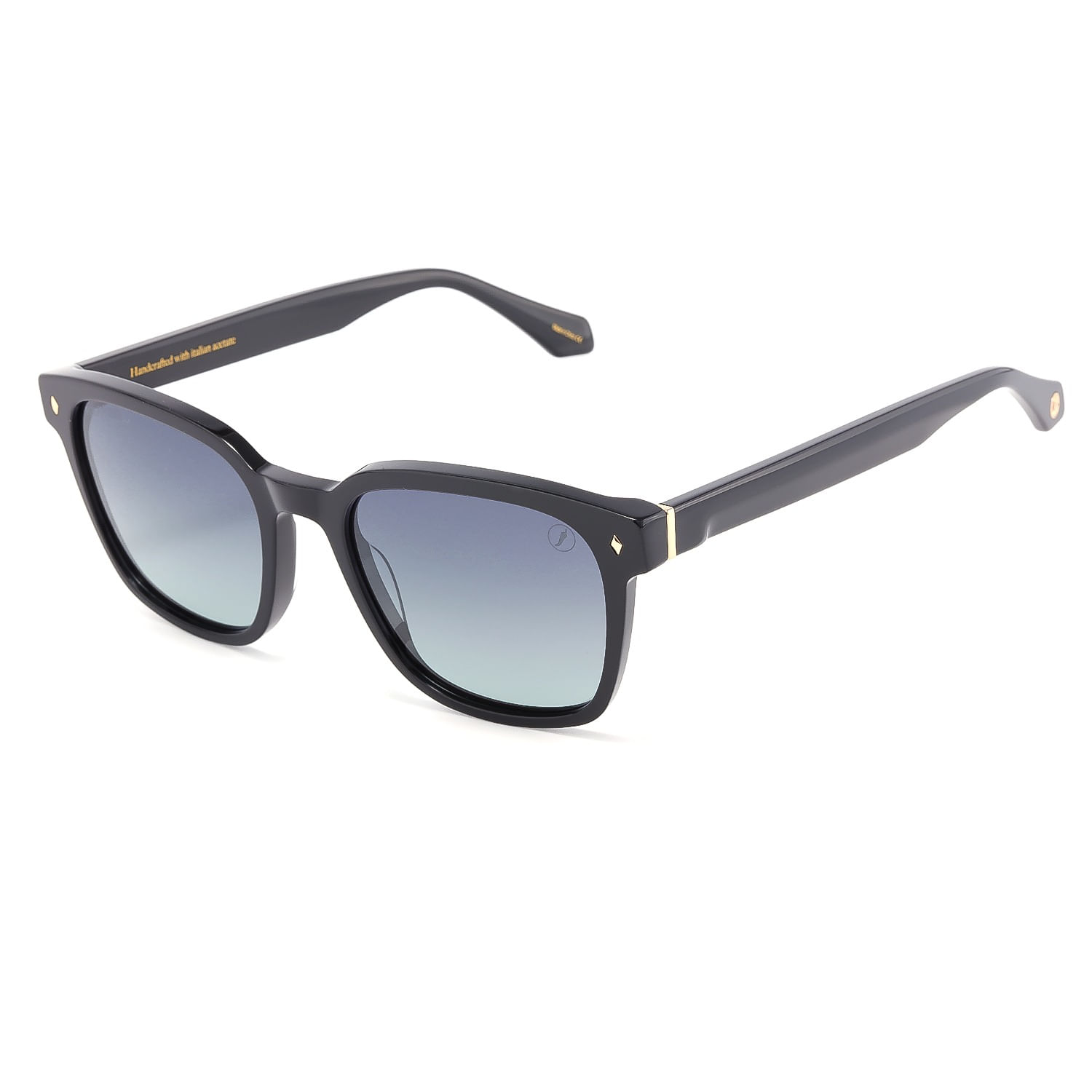 Óculos de Sol Masculino Premium Quadrado Polarizado Degradê Preto OC.CL.5237.2001 M