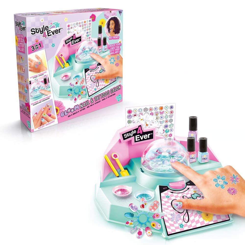 Foto 3 de Kit de Unhas e Tatuagem Bloom - Fun Divirta-se
