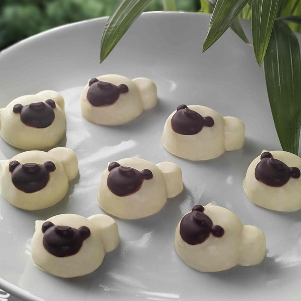 Foto 2 de Forma Silicone Panda Chocolate Doce Gourmet Silikomart