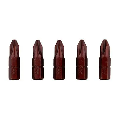 BITS PH2 1/4 5 X 25MM AÇO CRMO 5 PCS-MTX