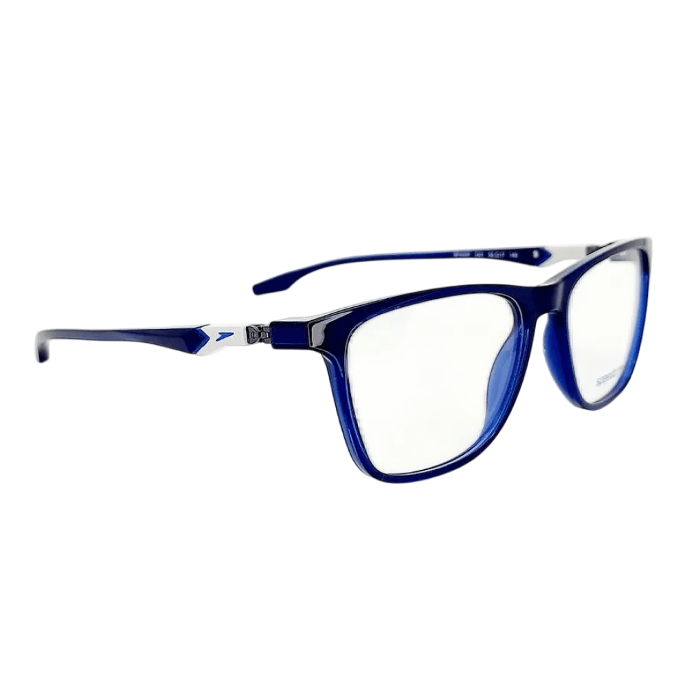 Armação de Óculos de Grau Speedo SP4097 Masculino Retangular Acetato Azul Armação de Óculos de Grau Speedo SP4097 Masculino Retangular Acetato A
