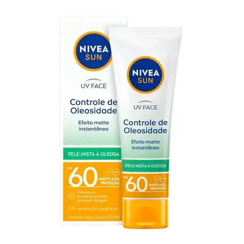 Protetor Solar Facial Nivea FPS60 Controle Oleosidade
