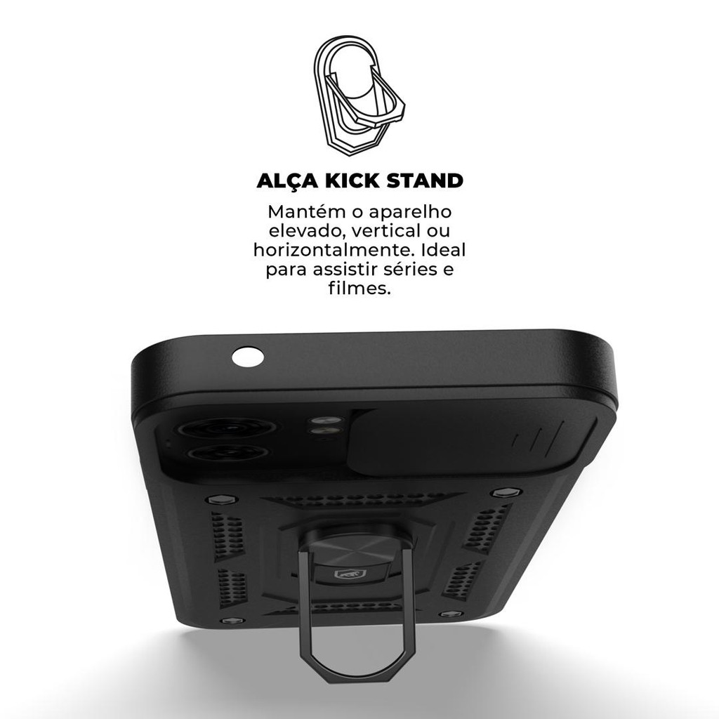 Foto 2 de Capa Case Capinha para Motorola Edge 40 - Dinamic Cam Protection - Gshield