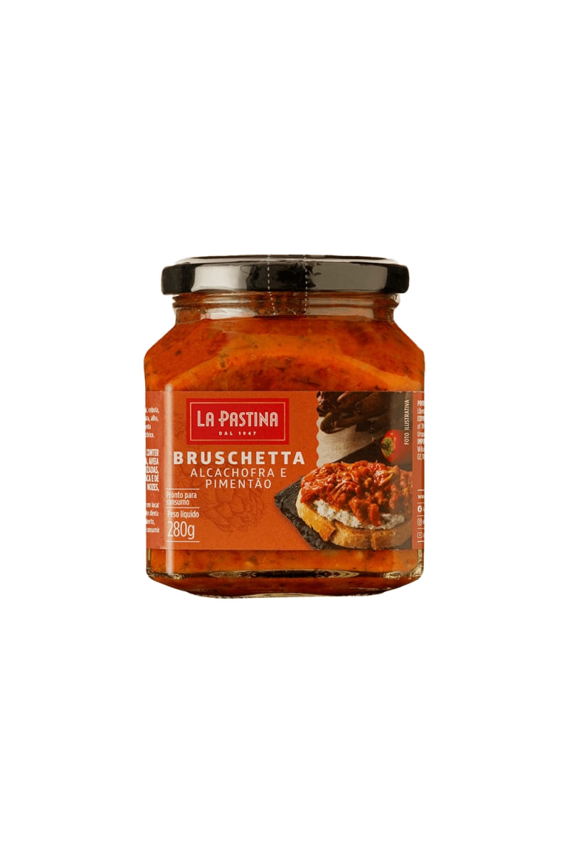 Bruschetta De Alcachofra Com Pimentão 280G La Pastina