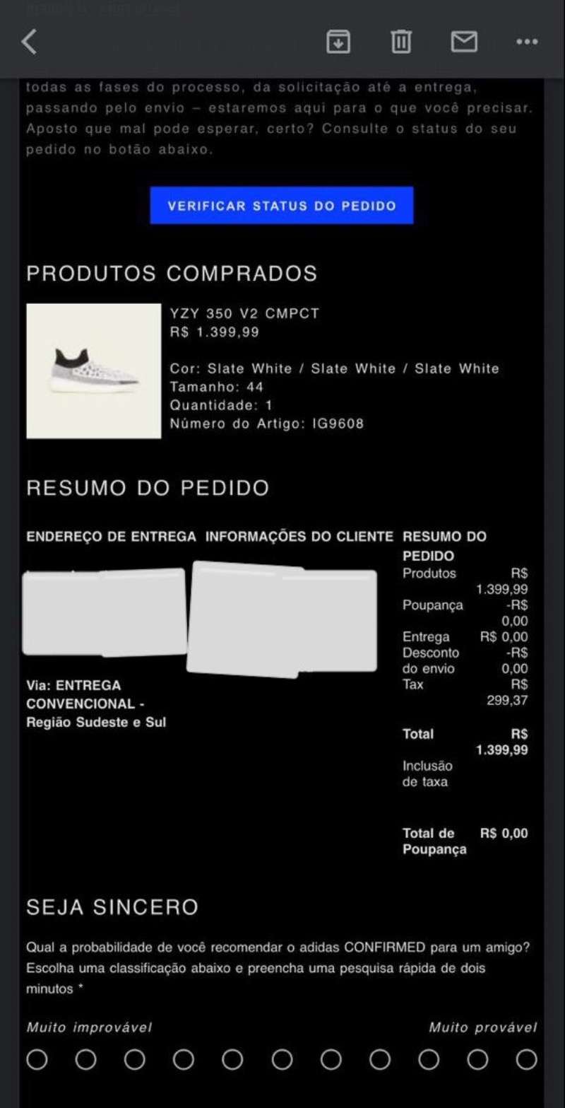 Foto 3 de Yeezy 350 V2 CMPCT Slate White — 44, Novo