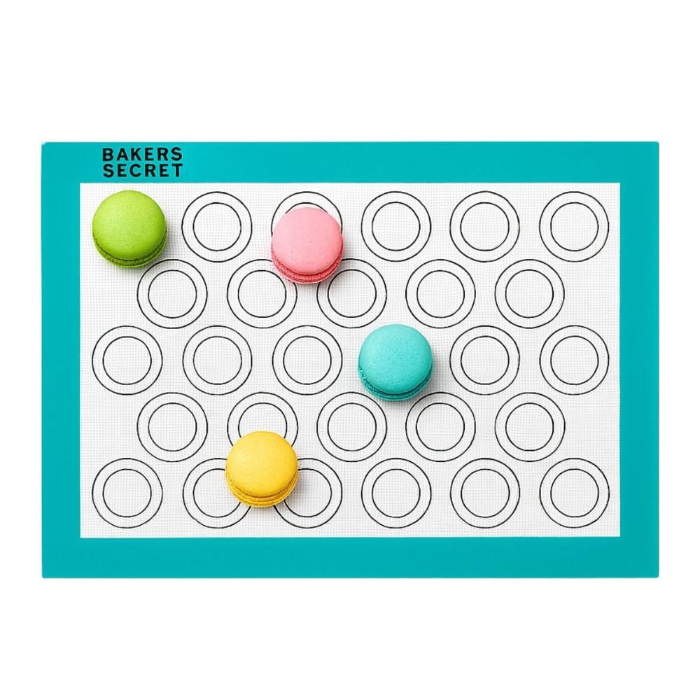 Tapete Culinário Macarons Silicone Confeitaria 42x28cm Doce