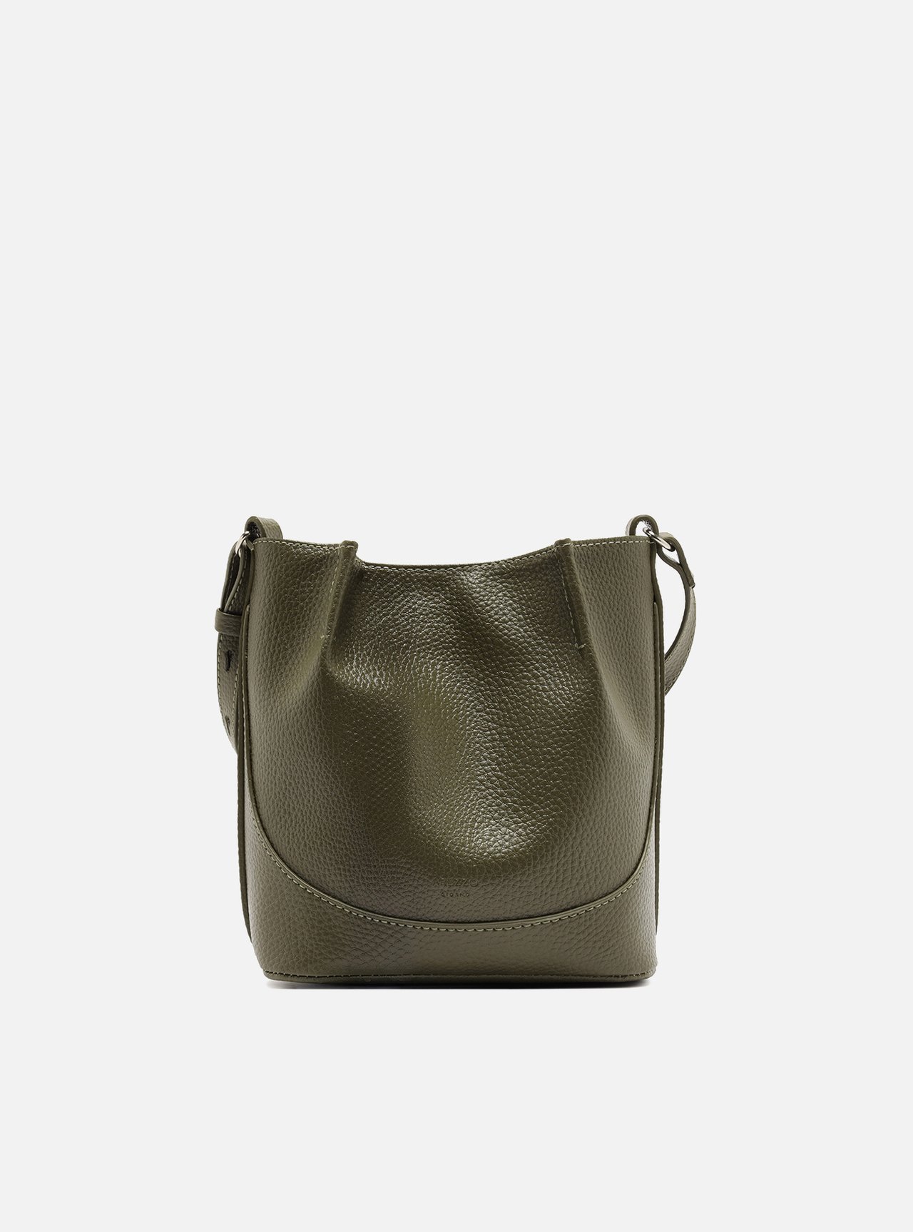 Bolsa Bucket Verde Pequena Granulada
