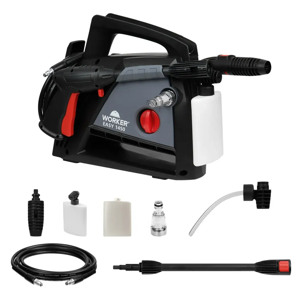 Lavadora de Alta Pressão Easy 1450 1400W Worker — Lavadora de Alta Pressão Easy 1450 1400W 127V Worker