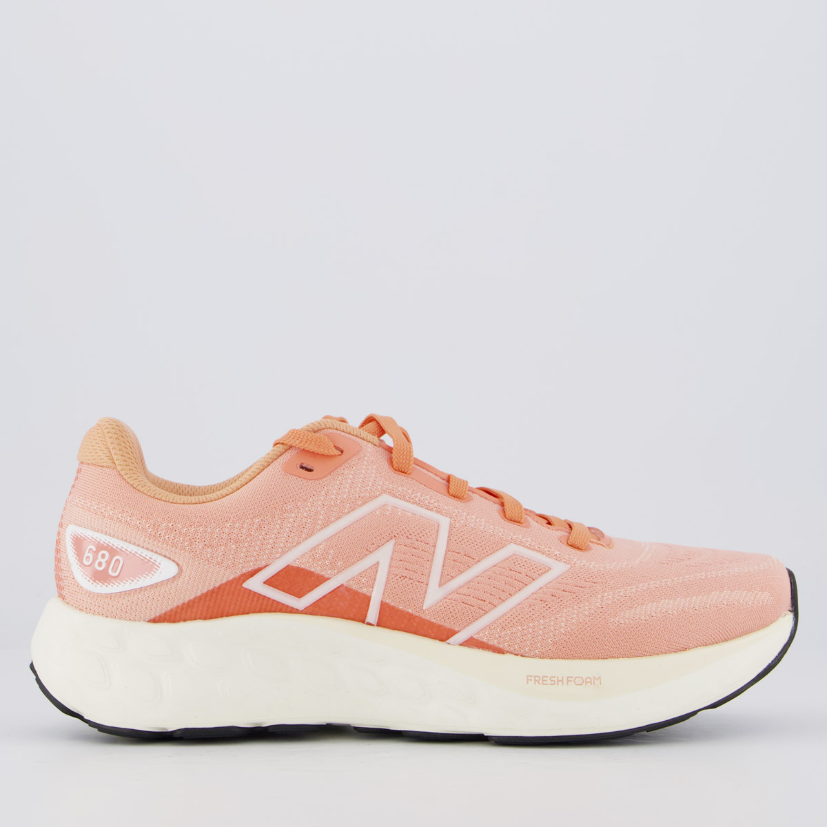 Tênis New Balance Fresh Foam 680 V8 Feminino Salmão