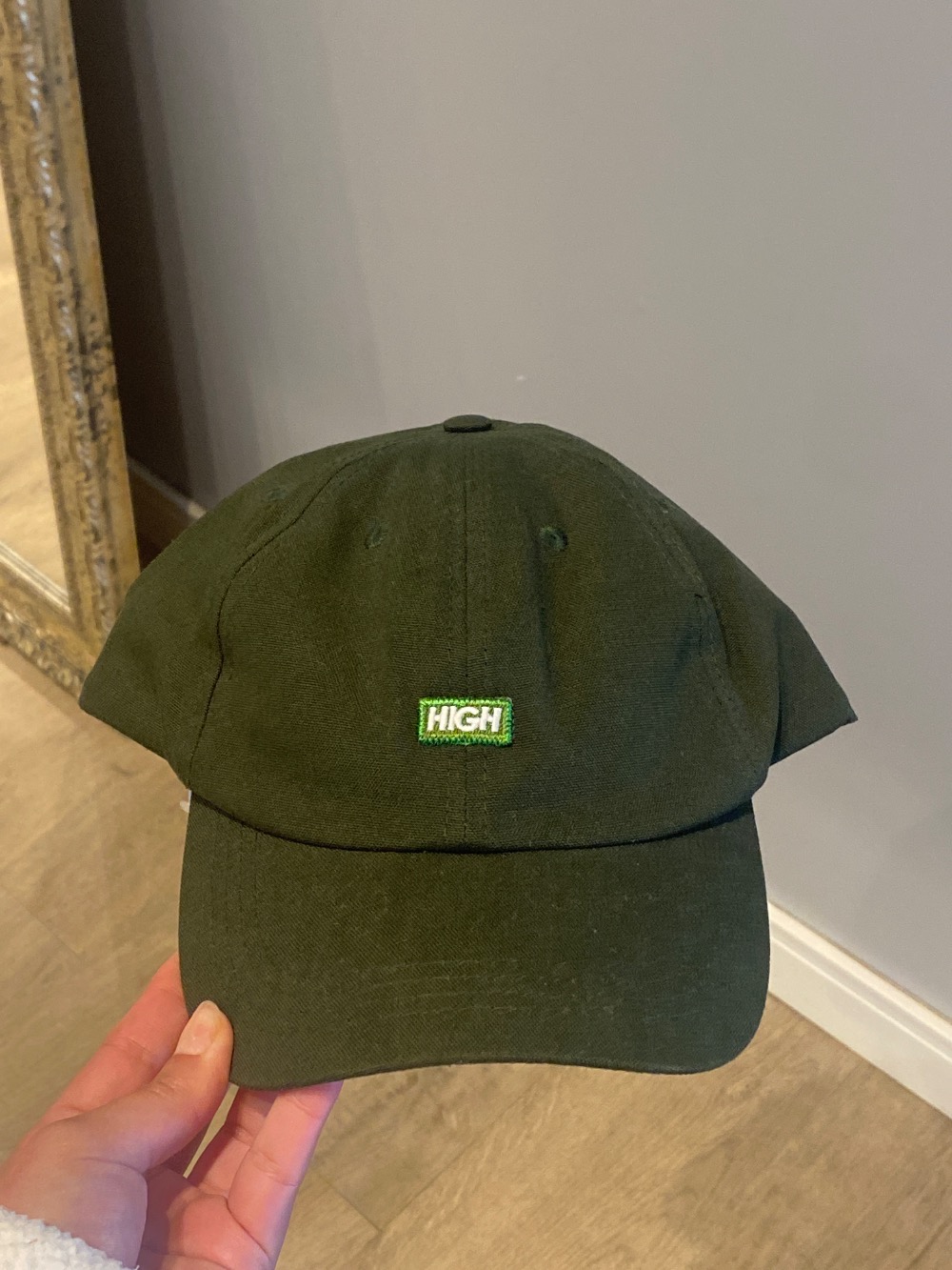 Boné High Company 6 Panel Logo Line Desert Green — Único, Novo