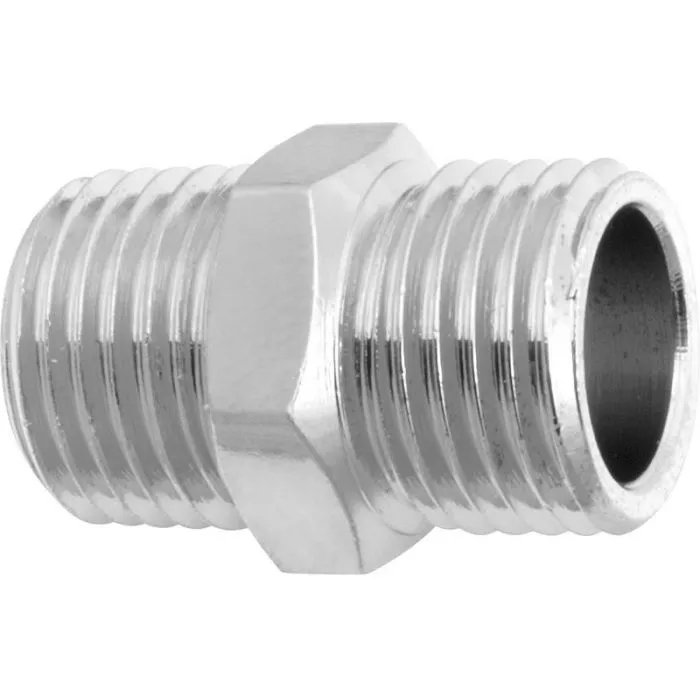NIPLE DUPLO CROMADO 1/2 BLUKIT