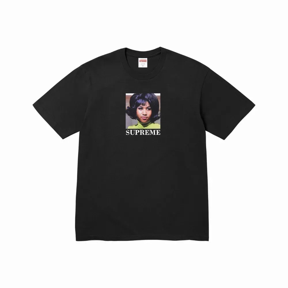 Camiseta Supreme Aretha Tee Black SS26-W7 — G, Novo