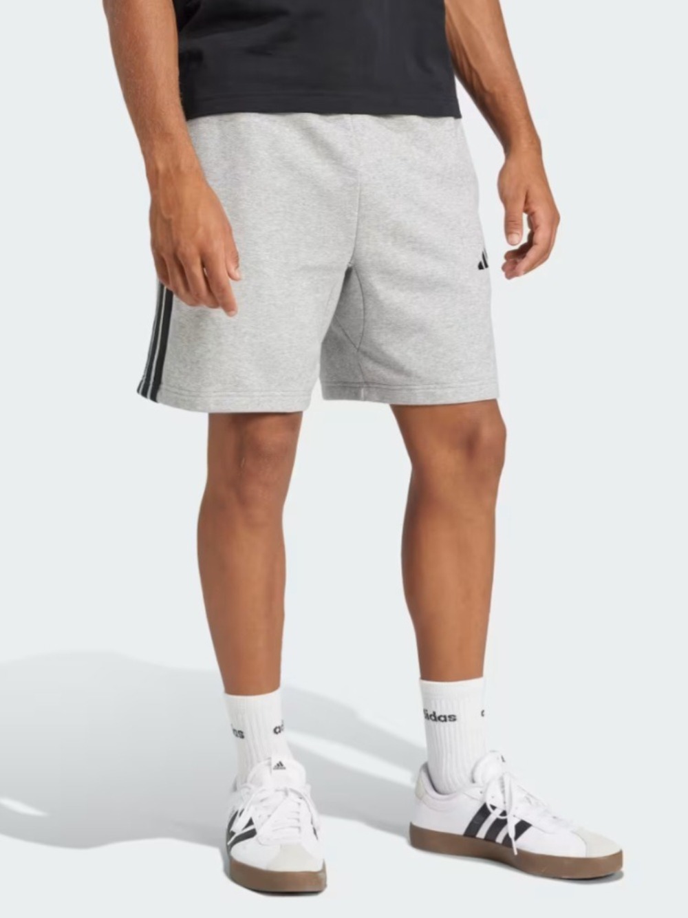 Shorts Adidas Sportswear Essentials Grey Heather — P / M / G / XG / XXG, Novo