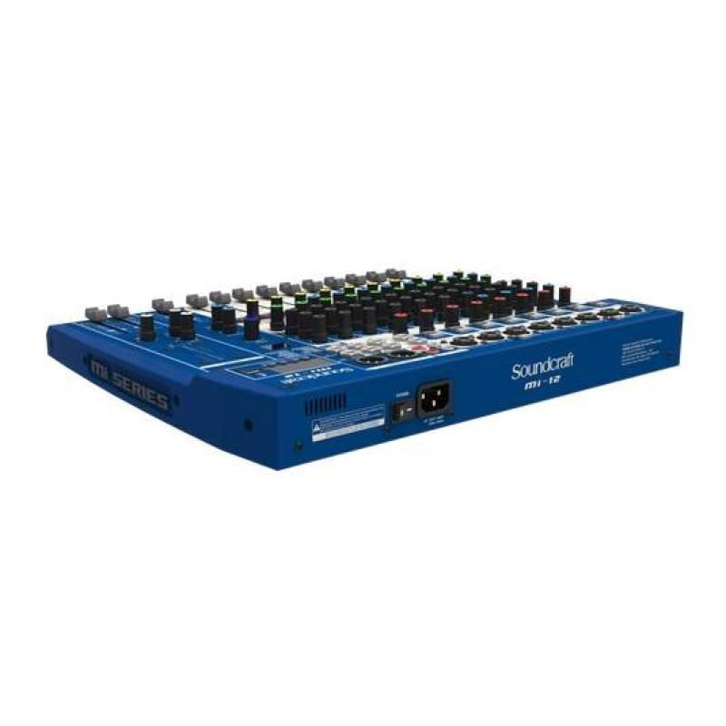 Foto 3 de Mesa de Som Soundcraft MI-12 Analógico com 12 Canais