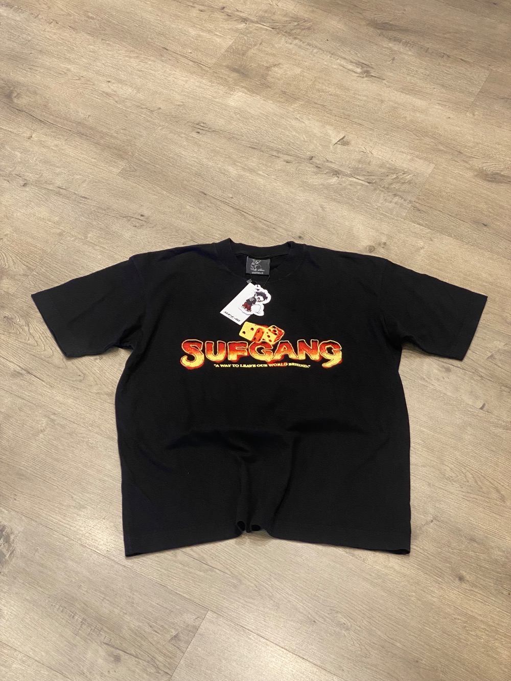 Camiseta Sufgang Sufmanji Preto — P / XXG, Novo