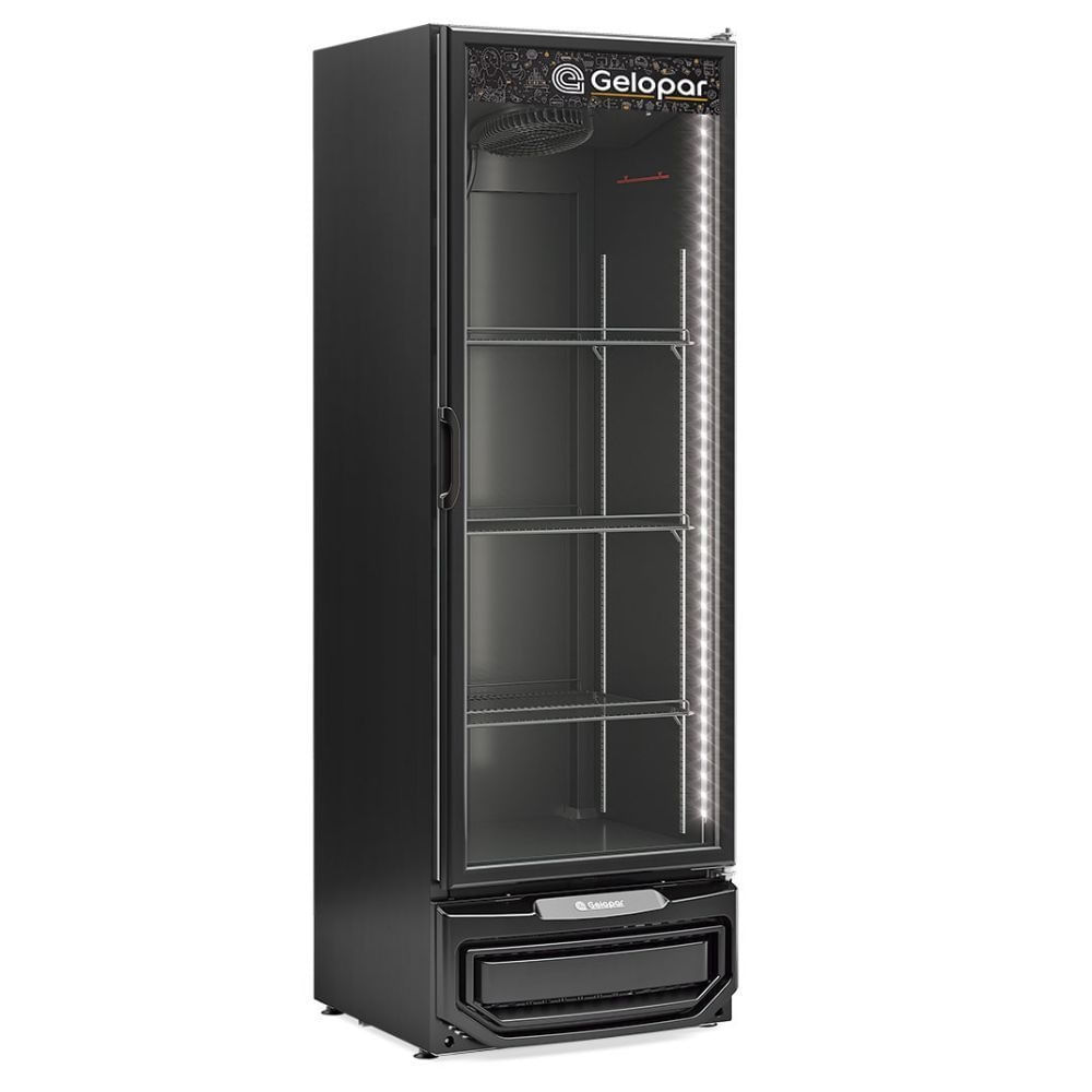 Foto 3 de Expositor de Bebidas 445L GRV45BINLB All Black Gelopar Bivolt