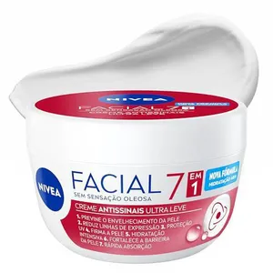 [REC/+por-R$18,59] Creme Facial Antissinais NIVEA Ultraleve 7 em 1