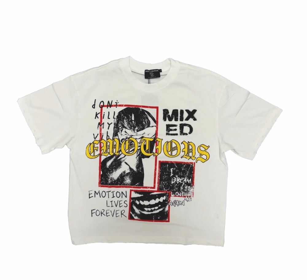 Camiseta Mixed Emotion Forever White — G, Novo
