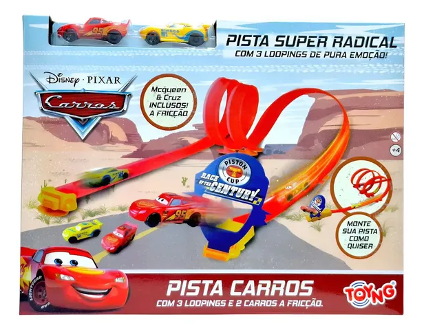 Pista Looping Triplo Disney Pixar Toyng
