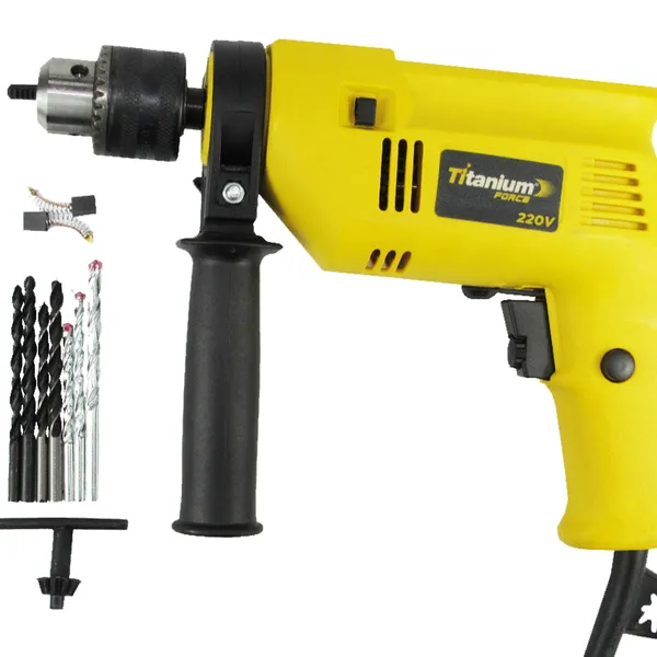 FURADEIRA IMPACTO FORCE 3/8 - 220V - TITANIUM