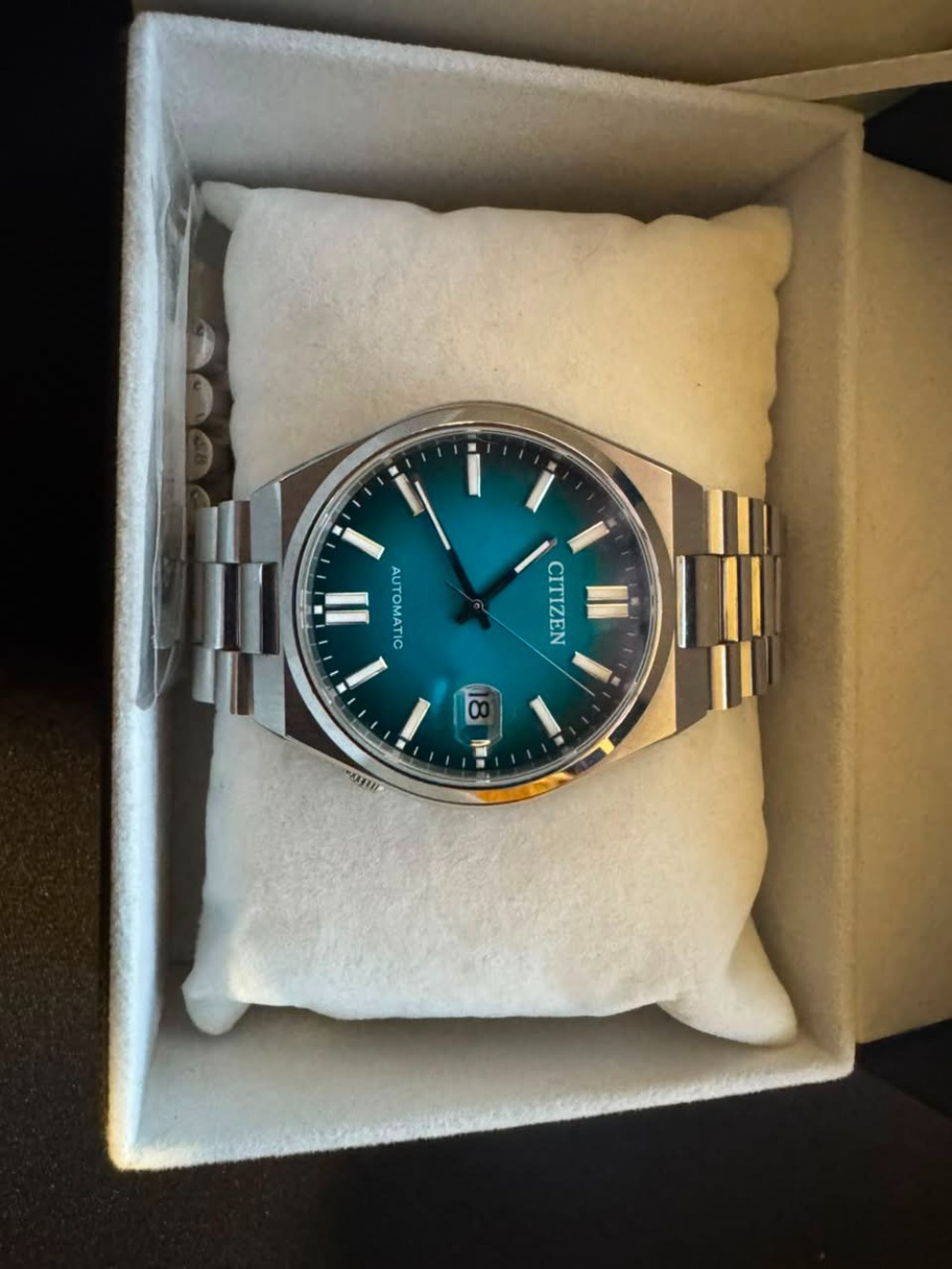 Relógio Citizen Tsuyosa Automatic Blue 40 mm — Único, Usado