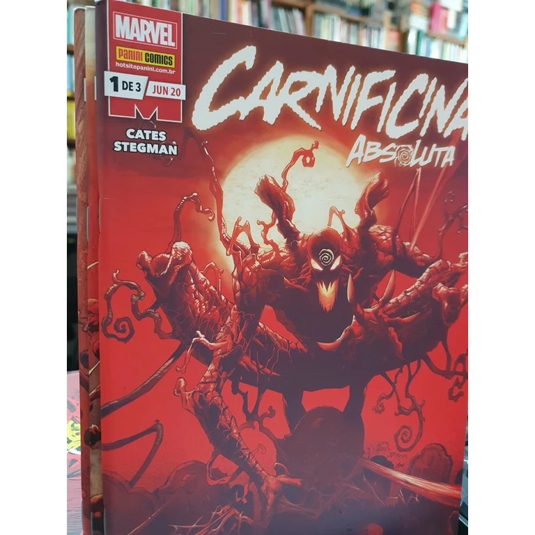 COLEÇÃO: Carnificina Absoluta - Volumes 1, 2 e 3 autor Cates e Stegman