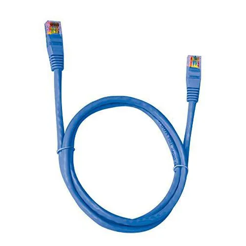 (R$ 8,44 +por-) Cabo de Rede Patch Cord, 1m, CAT.5E CFTV, PlusCable - CAT5E10BL