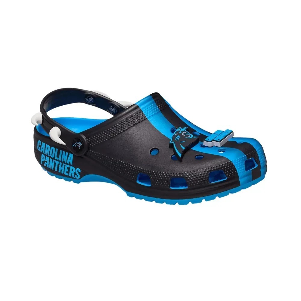 NFL x Crocs Carolina Panthers Classic Clog — 34 / 35.5 / 37 / 38 / 39.5 / 40.5 / 42 / 43 / 43.5 / 44, Novo
