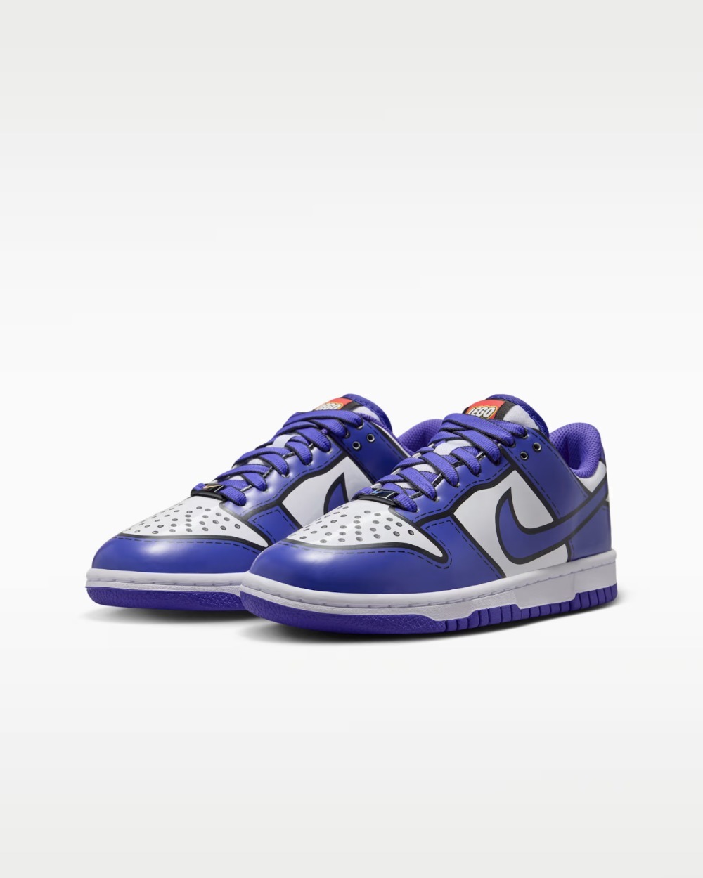 LEGO x Nike Dunk Low GS White Bright Concord — 34 / 35 / 35.5 / 36 / 37 / 38, Novo