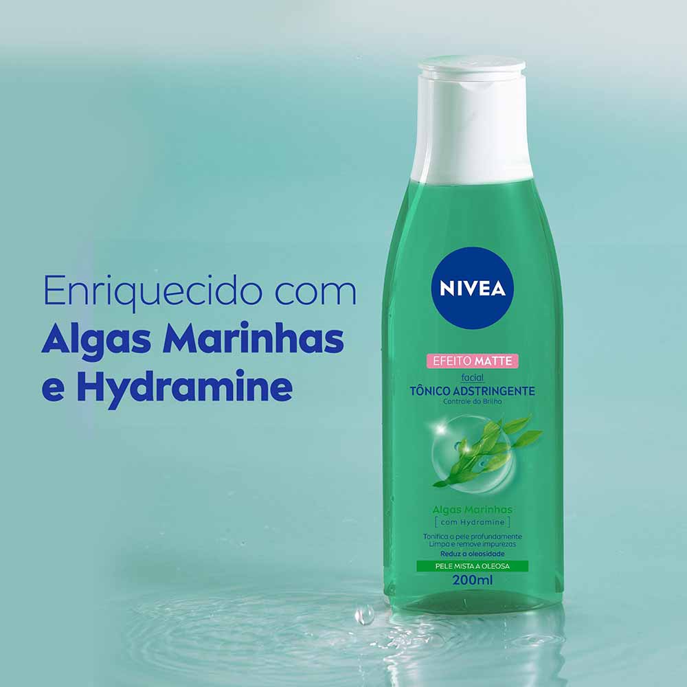 Foto 4 de Tônico Adstringente Facial NIVEA Controle do Brilho — 200ml