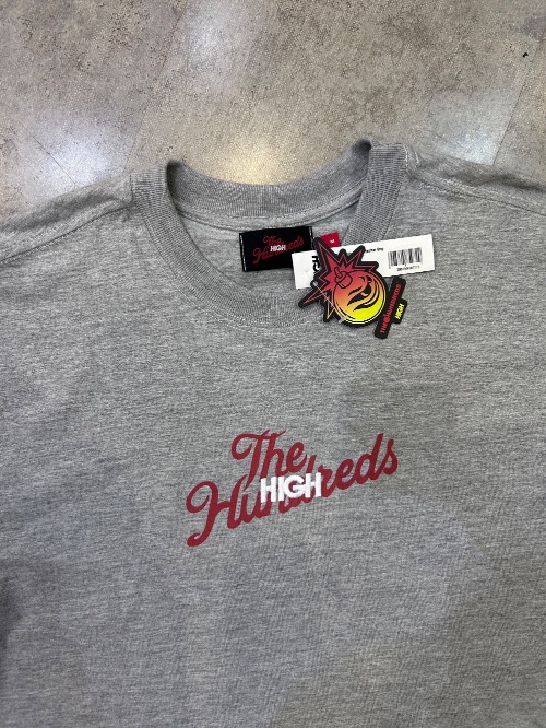 The Hundreds x High Company Camiseta Heather Grey — M / G / XG / XXG, Novo