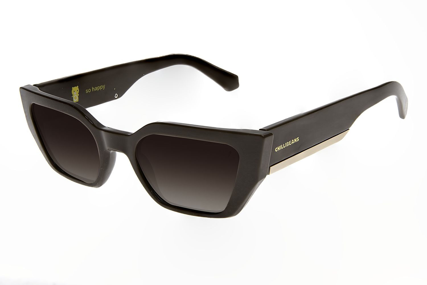 Óculos de Sol Feminino Ursinhos Carinhosos Gatinho Arco-Íris Verde OC.CL.4656.0215 M