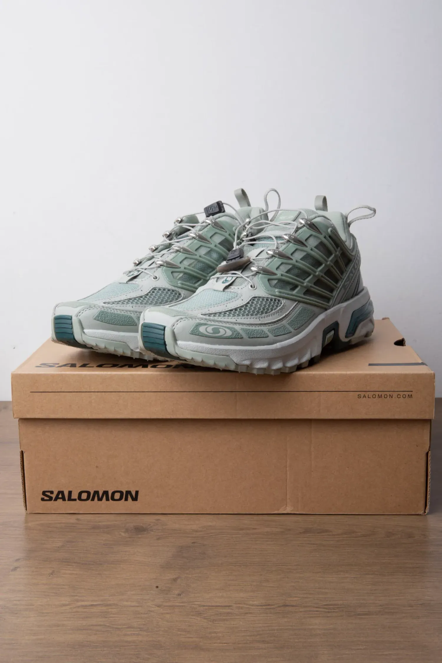 Salomon ACS Pro Green Milieu Metal — 40 / 42, Novo
