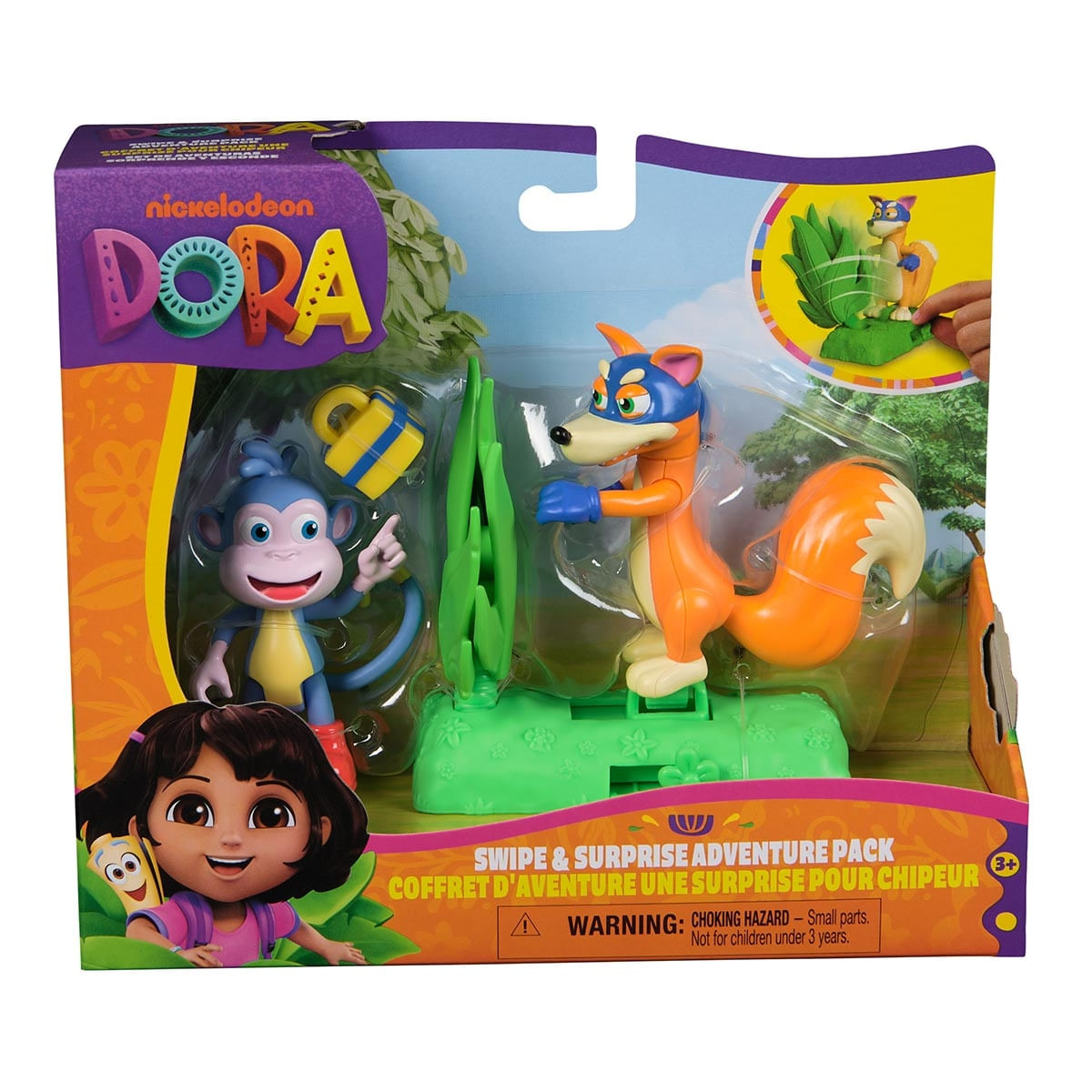 2 Bonecos Sortidos Botas E Raposo Com Acessorios - Dora