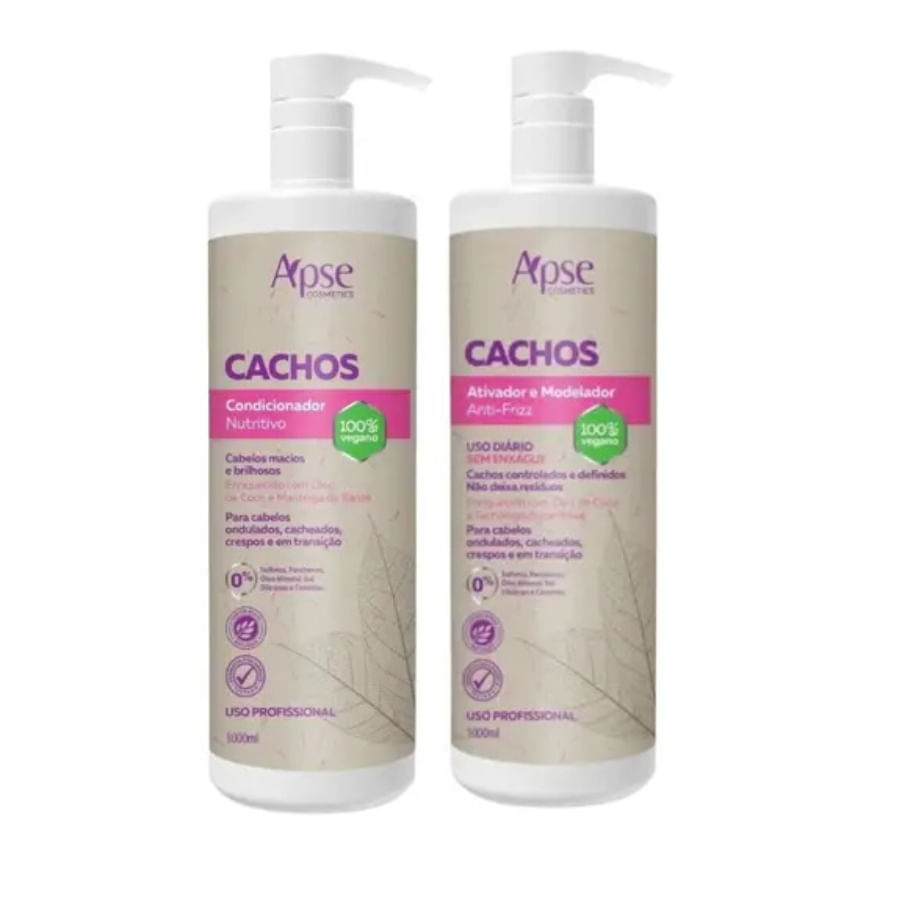 Apice Cachos Condicionador 1 L e Ativador 1 L