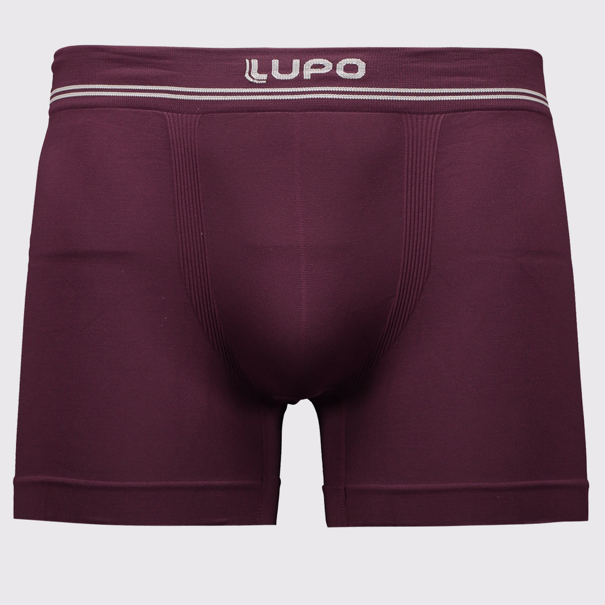 Cueca Boxer Lupo Microfibra Sem Costura Bordô