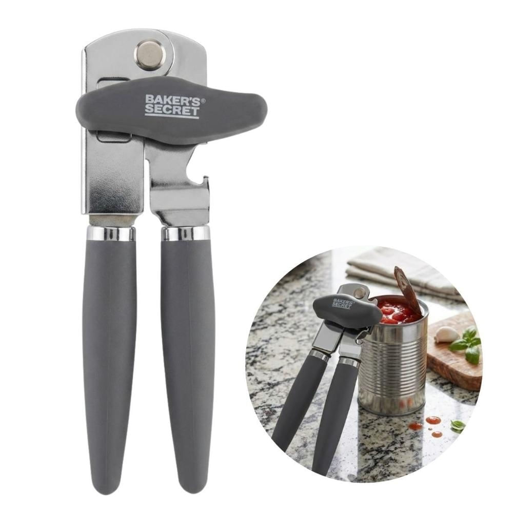 Abridor de Latas e Garrafas Manual Universal Profissional