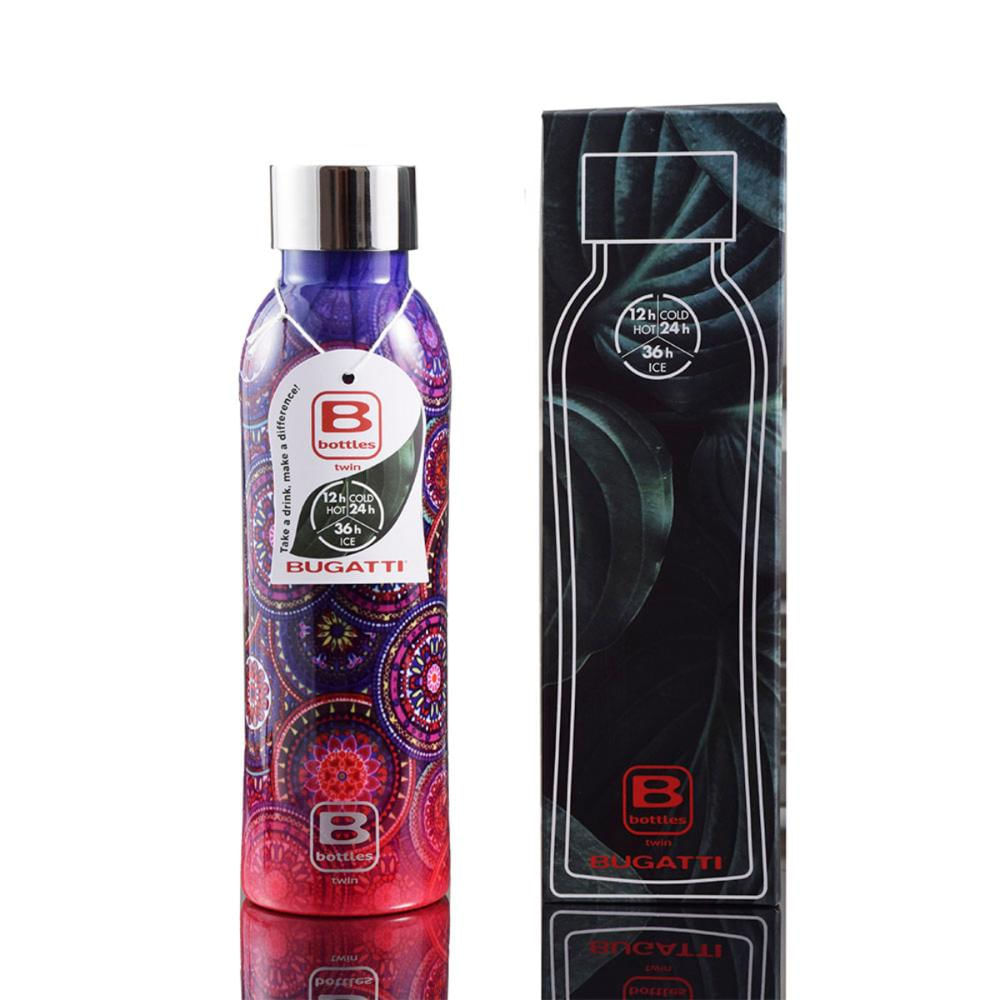 Foto 4 de Garrafa Térmica Squeeze 500ml Academia Mandala Twin Bugatti