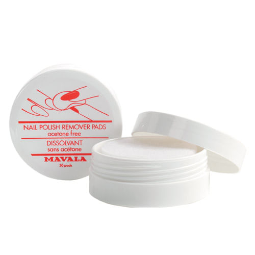 Nail Polish Remover Pads Mavala - Removedor de Esmalte — 30 un