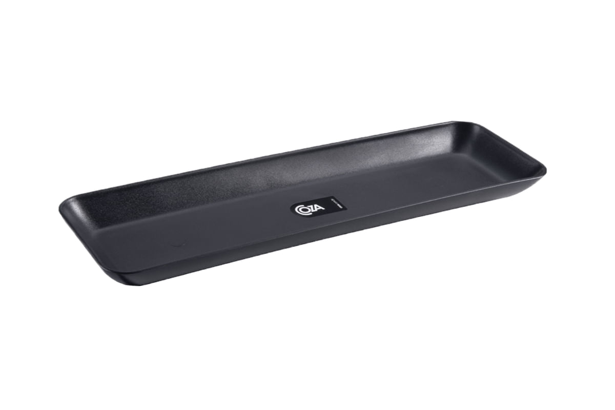Prato Petisqueira Essential grande 31,9 x 9,6 x 2,5 cm Preto
