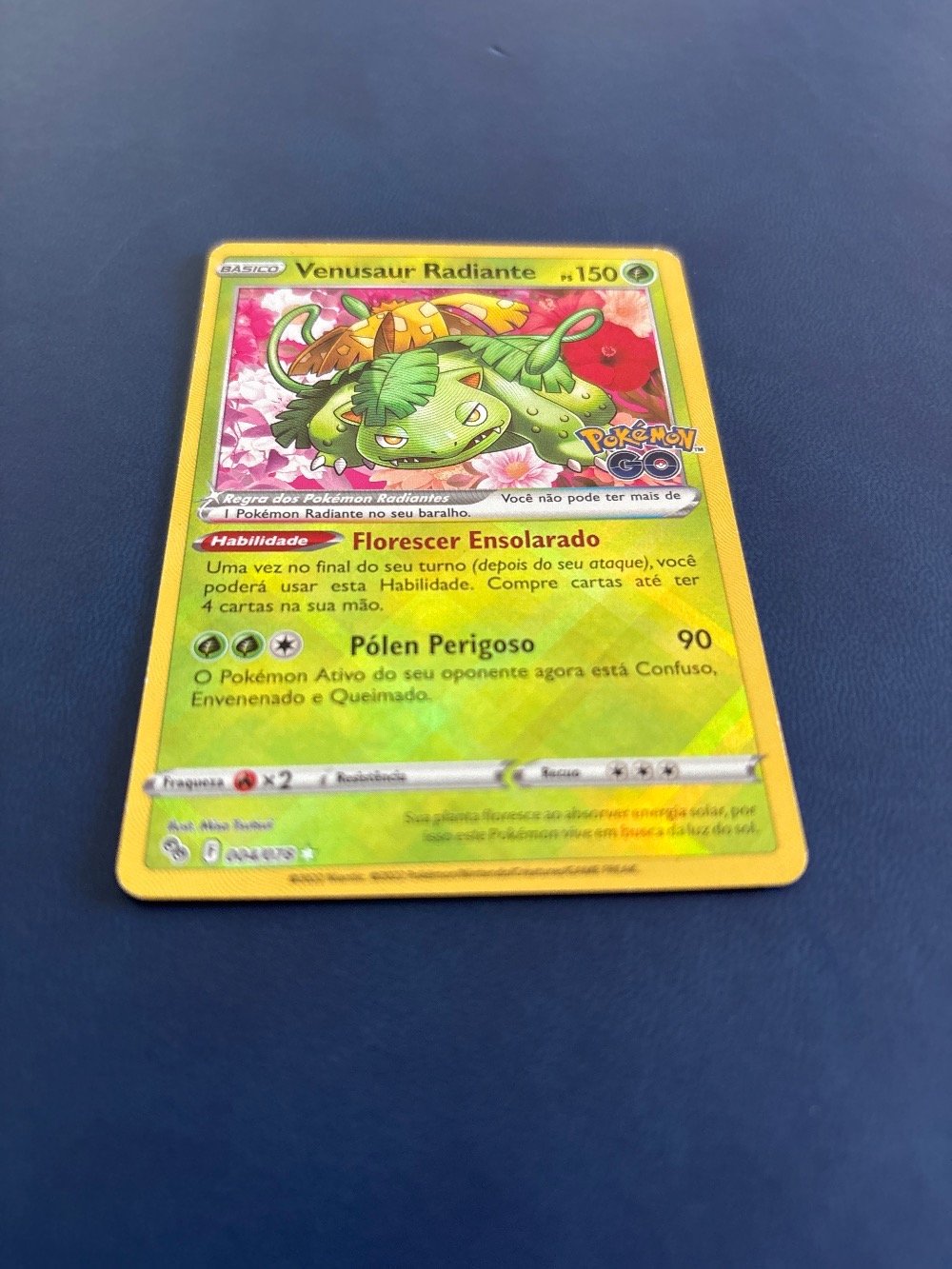 Venusaur Radiante (4/78) Pokémon GO Pokémon TCG — Único, Usado