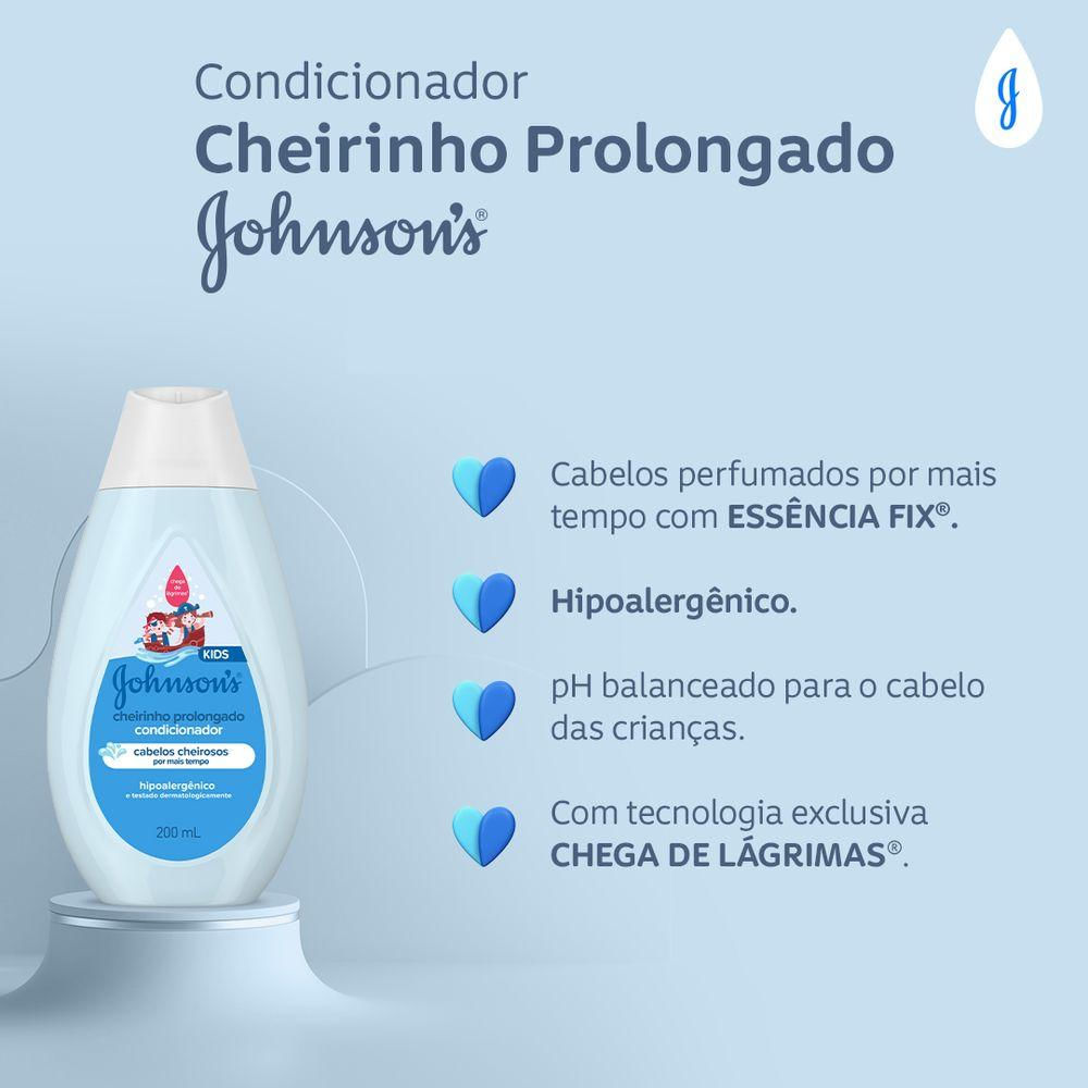 Foto 5 de Condicionador Johnson's Baby Cheirinho Prolongado 200ml