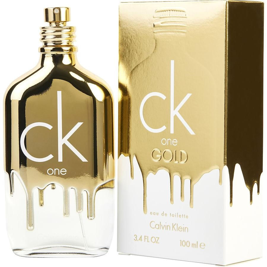 Perfume Unisex Ck One Gold Calvin Klein Eau De Toilette Spray 100 Ml